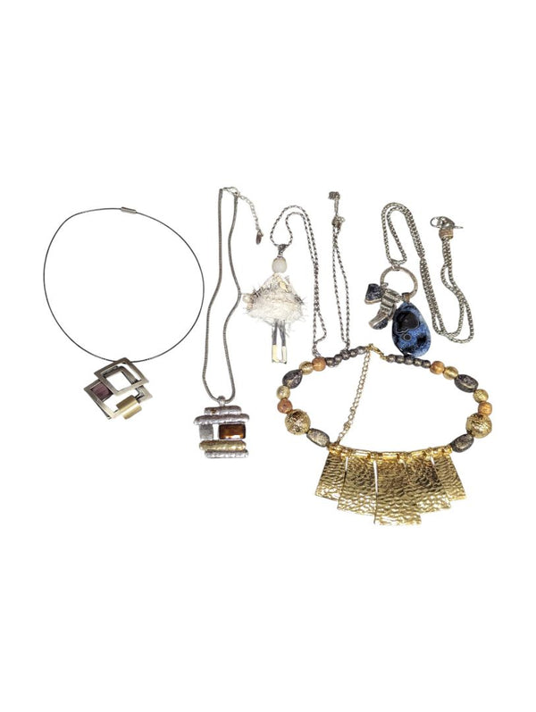 Lot of 5 Statement Costume Necklaces