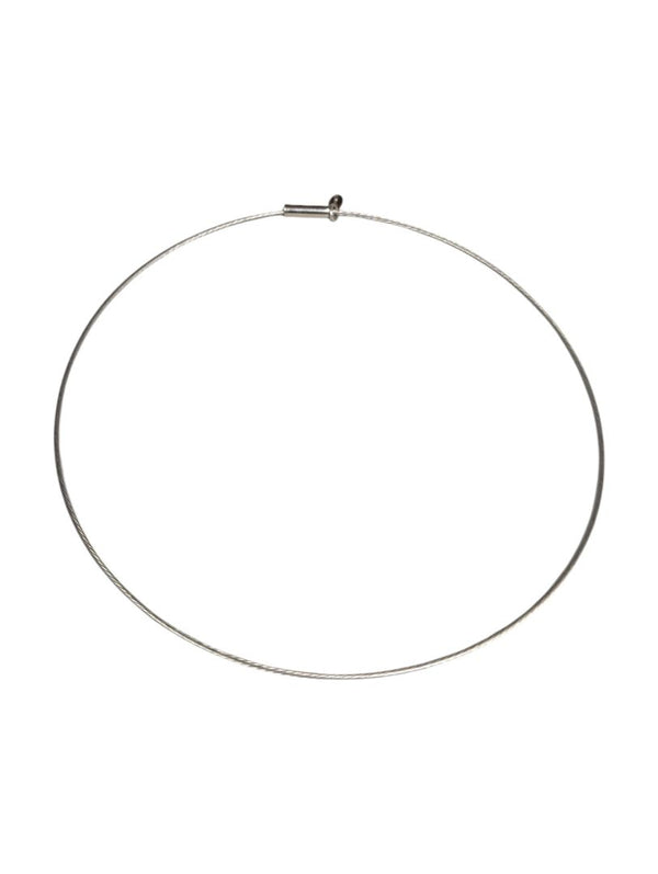 Lot of 4 Silver-Tone Necklaces – Minimalist Collars & Fine Chains