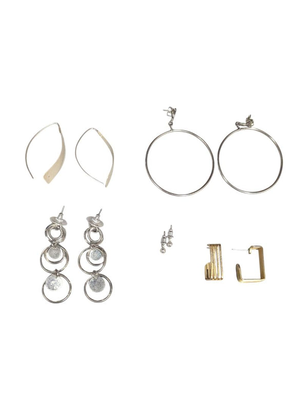 Lot of 5 Mixed Earrings – Modern & Classic Styles