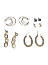 Lot of 5 Pairs Costume Earrings