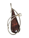 Lot of 5 Gemstone & Costume Pendants