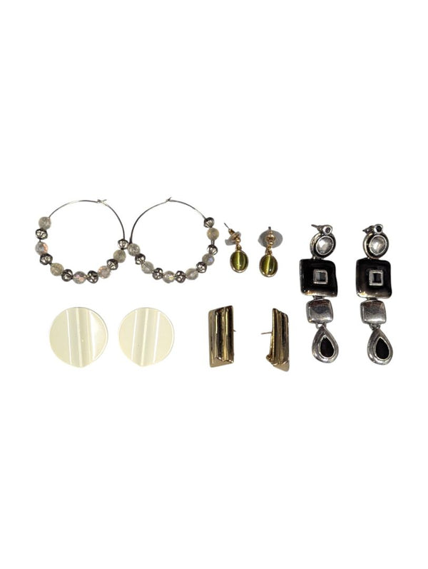 Lot of 5 Pairs Costume Earrings – Mixed Styles