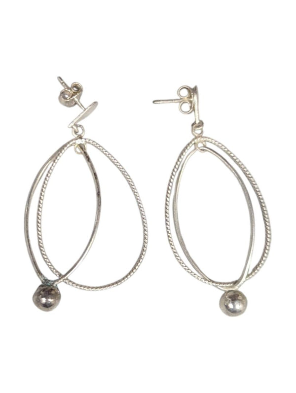 Lot of 5 Modern Mixed Metal Earrings