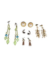 Lot of 5 Pairs of Mixed Earrings – Statement & Classic Styles