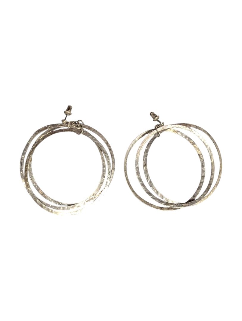 Lot of Six Pairs of Statement Earrings – Mixed Metals & Beads