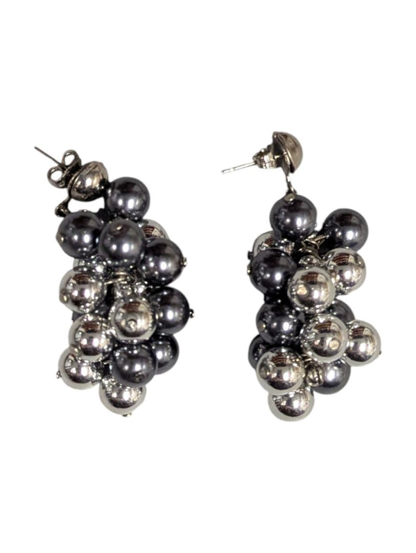 Lot of Six Pairs of Statement Earrings – Mixed Metals & Beads