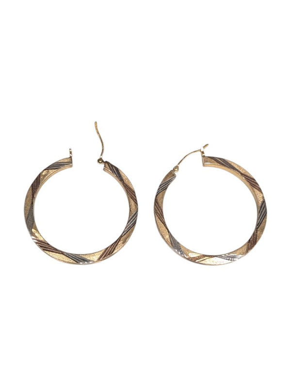 Lot of 5 Pairs of Mixed Earrings – Hoops, Studs & Statement Designs