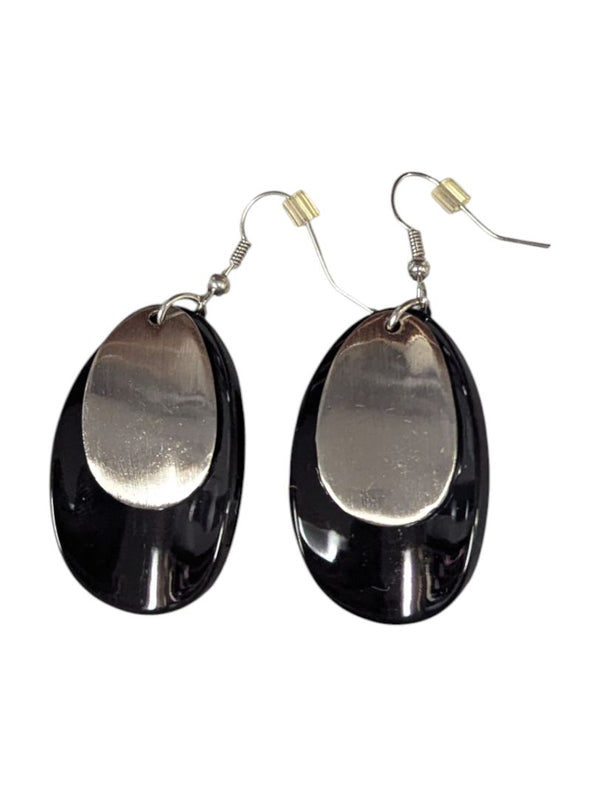 Lot of 5 Pairs of Mixed Earrings – Silver-Tone, Beaded & Statement Styles