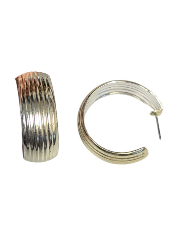 Lot of 5 Pairs of Mixed Earrings – Hoops, Statement & Gemstone Styles