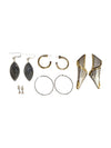 Lot of 5 Pairs of Mixed Earrings – Modern, Classic & Statement Designs