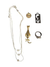 Lot of 5 Mixed Jewelry Pieces – Necklaces, Pendants & Ring Collection