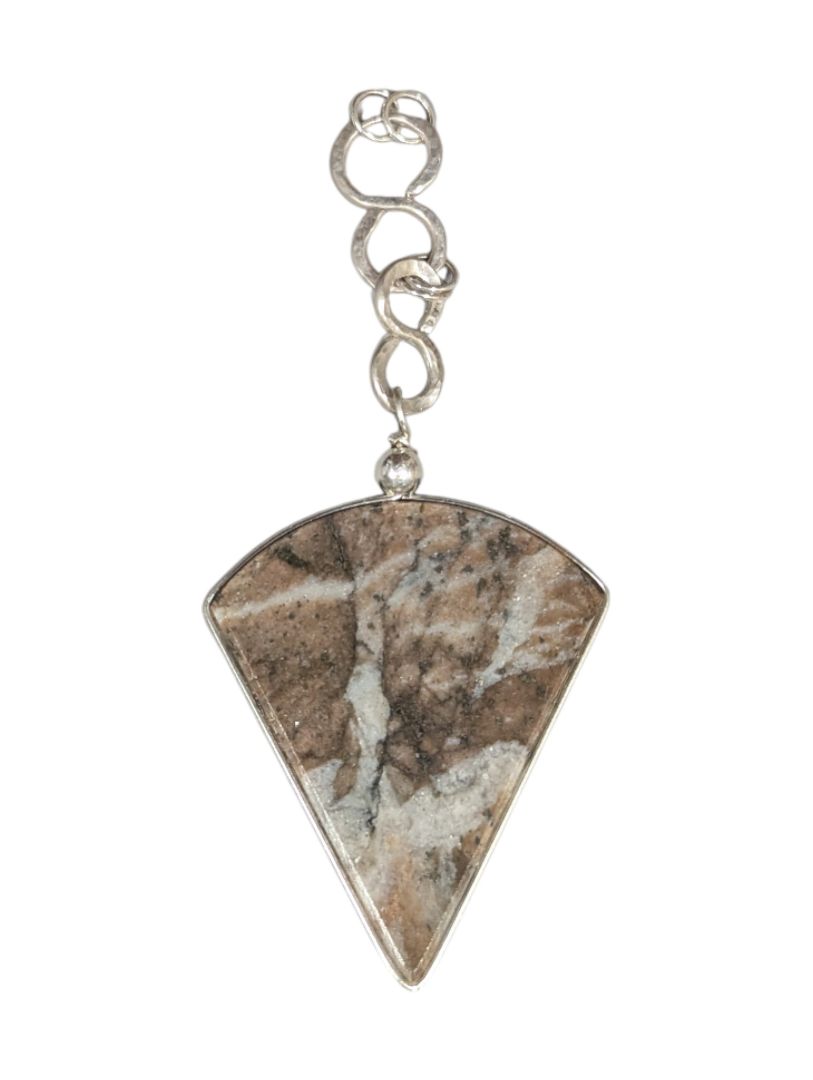 Lot of 5 Mixed Jewelry Items – Pendants, Bangle, Ring & Bead Bag