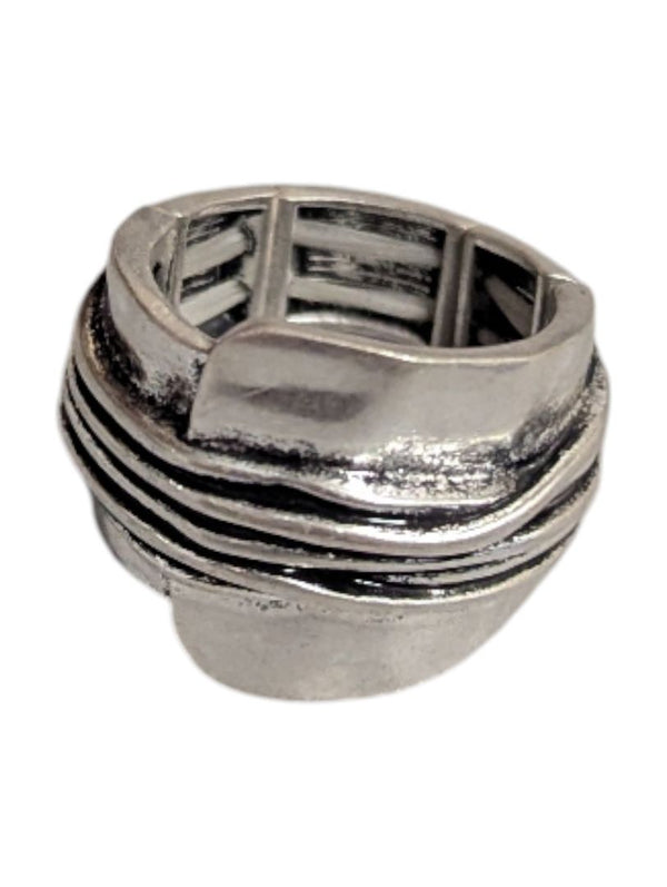 Lot of 5 Mixed Jewelry Items – Pendants, Bangle, Ring & Bead Bag