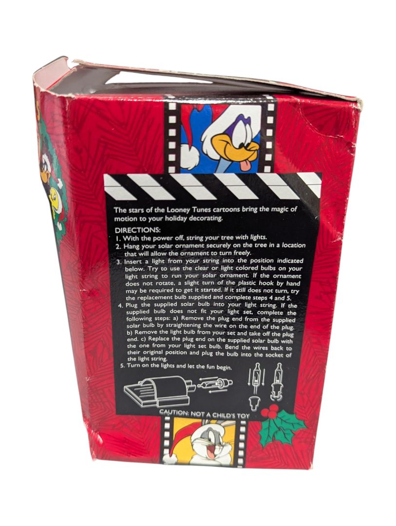 Looney Tunes “Solar Motion” Christmas Ornament — Bugs Bunny & Tweety UFO
