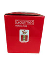 Festive Snowman on Gift Box Ceramic Jar