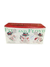 Set of 3 Ceramic Snowmen Figurines