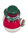 Set of 3 Ceramic Snowmen Figurines