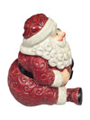 Hand-Painted Ceramic Santa Figurine