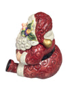 Hand-Painted Ceramic Santa Figurine