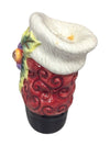 Pair of Ceramic Santa Boots Figurines