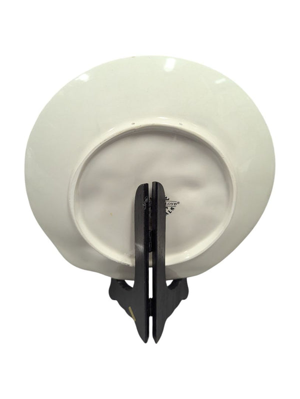Festive Bear Motif Ceramic Plate