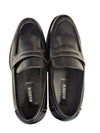 Madden Men’s Black Leather Penny Loafers