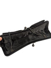 Black Satin Evening Clutch with Oversized Bow