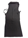 White House Black Market Rib-Knit Sleeveless Button-Front Dress