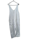 Light Wash Denim Overalls – Relaxed Fit Utility Style