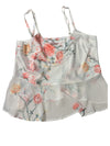 La Vie en Rose Floral Satin Sleep Set – Top & Shorts