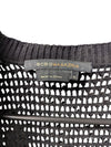 BCBG Max Azria Black Open-Knit Sequin Cardigan (Size M)