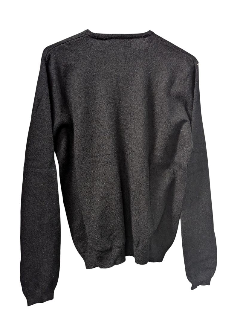 Mélanie Lyne 100% Cashmere Button-Front Cardigan (Size L)