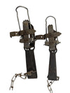 Vintage Steel Spring Leg-Hold Trap Pair