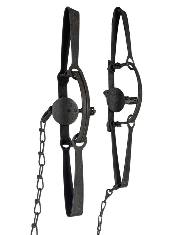 Vintage Oneida Newhouse No. 2 Long Spring Traps (Pair)