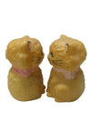 Vintage Yellow Cat Salt & Pepper Shakers