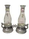 Vintage Hurricane Lamp Salt & Pepper Shakers (Japan, 1950s–1960s)