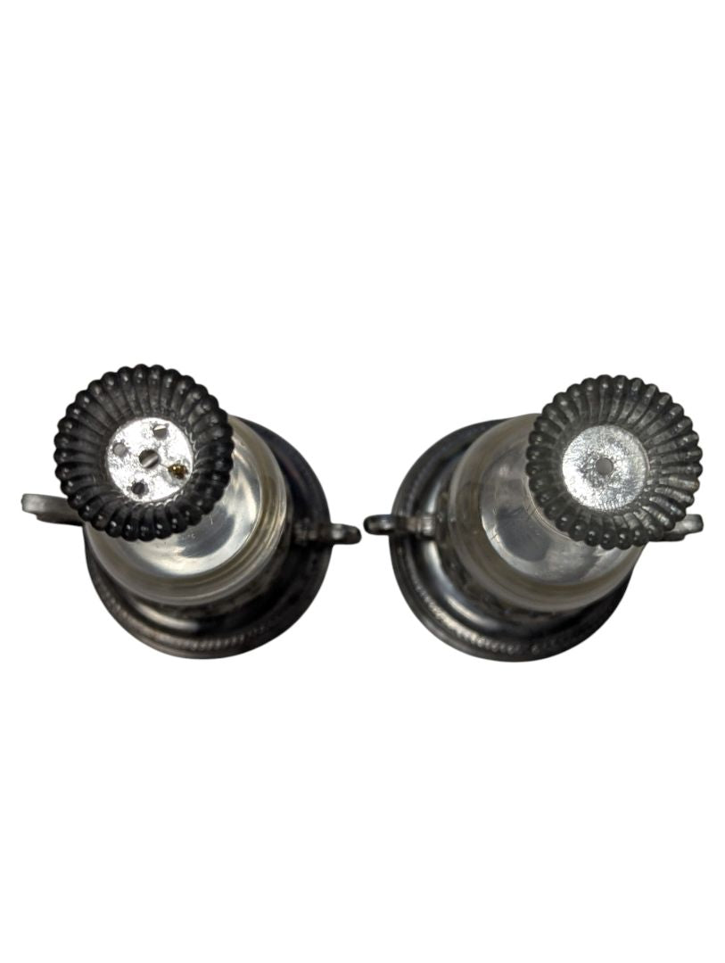 Vintage Hurricane Lamp Salt & Pepper Shakers (Japan, 1950s–1960s)