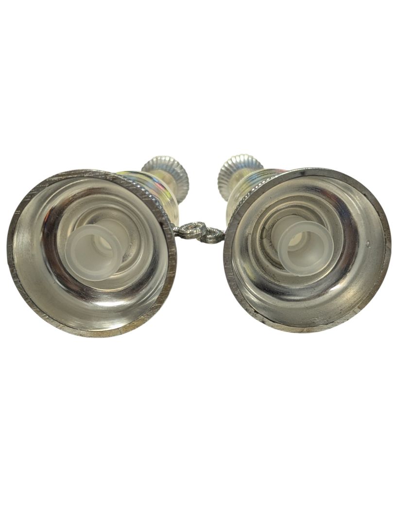 Vintage Hurricane Lamp Salt & Pepper Shakers (Japan, 1950s–1960s)
