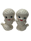 Vintage Kitsch Poodle Salt & Pepper Shakers (Japan, 1950s)