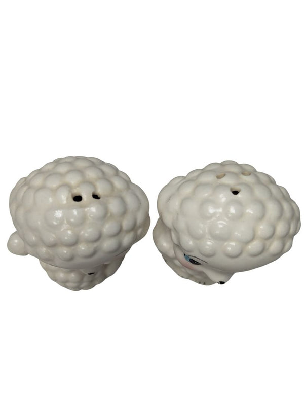 Vintage Kitsch Poodle Salt & Pepper Shakers (Japan, 1950s)