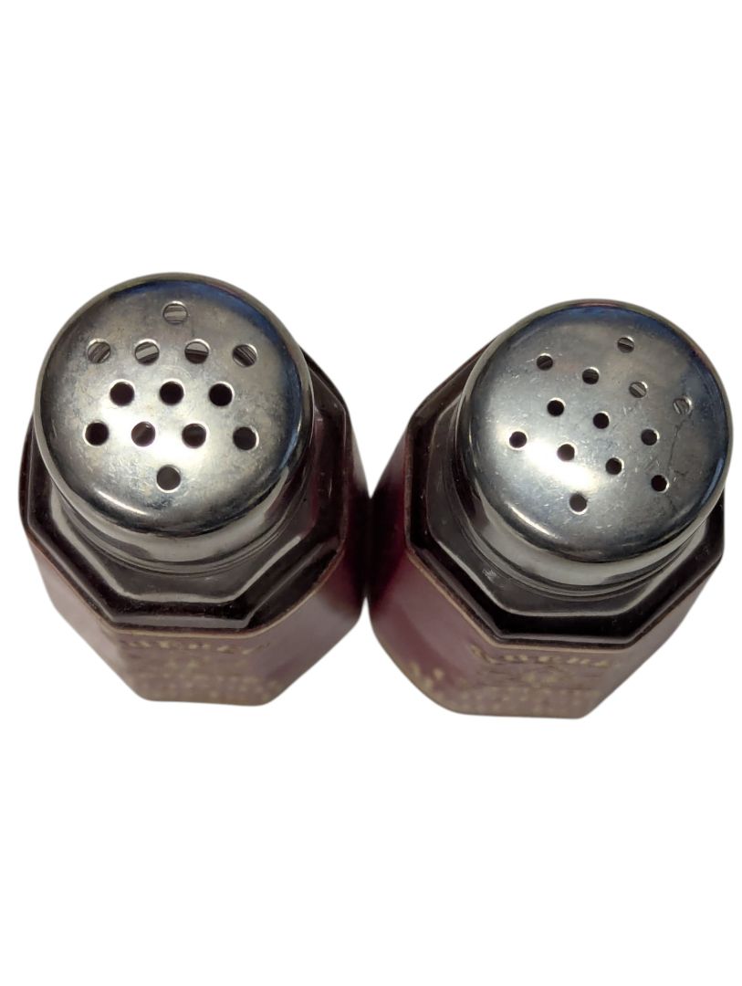 Vintage Château Montebello Québec Souvenir Salt & Pepper Shakers