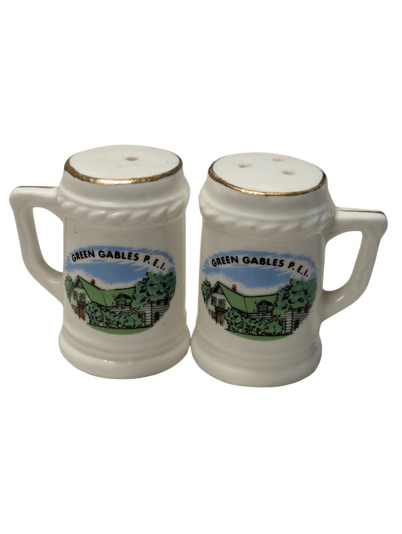 Vintage “Green Gables P.E.I.” Souvenir Salt & Pepper Shakers