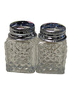 Vintage Manitoba Souvenir Glass Salt & Pepper Shakers