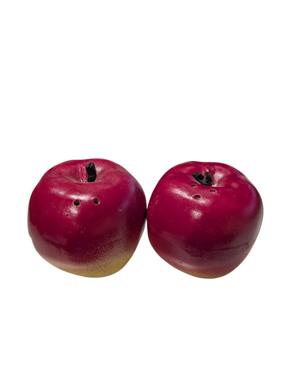 Vintage Ceramic Apple Salt & Pepper Shakers