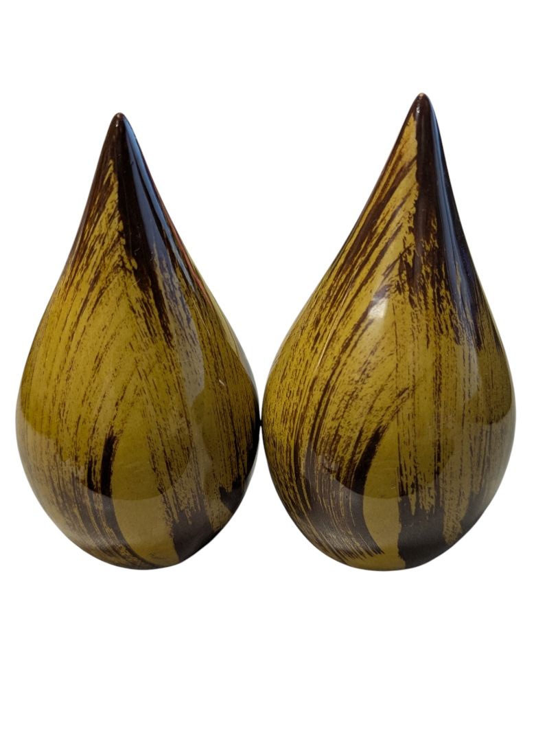 Vintage Muskoka Trading Post Ceramic Salt & Pepper Shakers