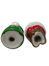 Vintage Santa & Mrs. Claus “Greetings & Seasoned” Salt & Pepper Shakers