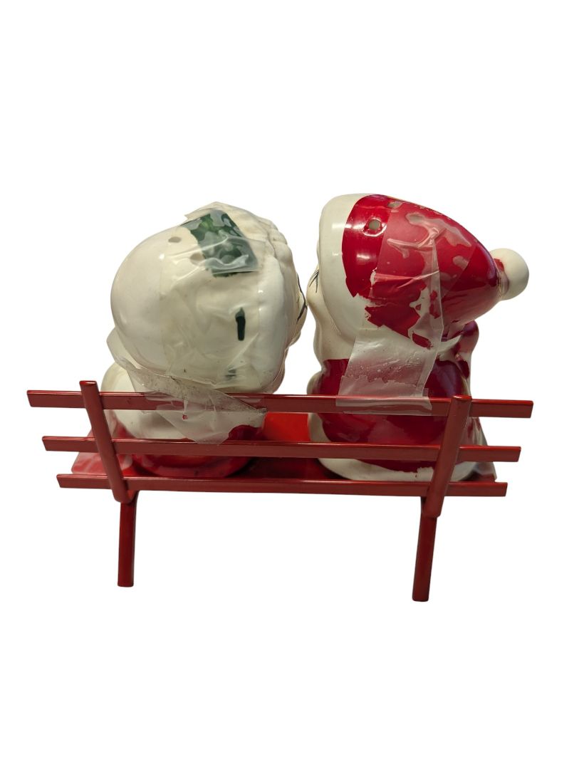 Crown salt and pepper shakers