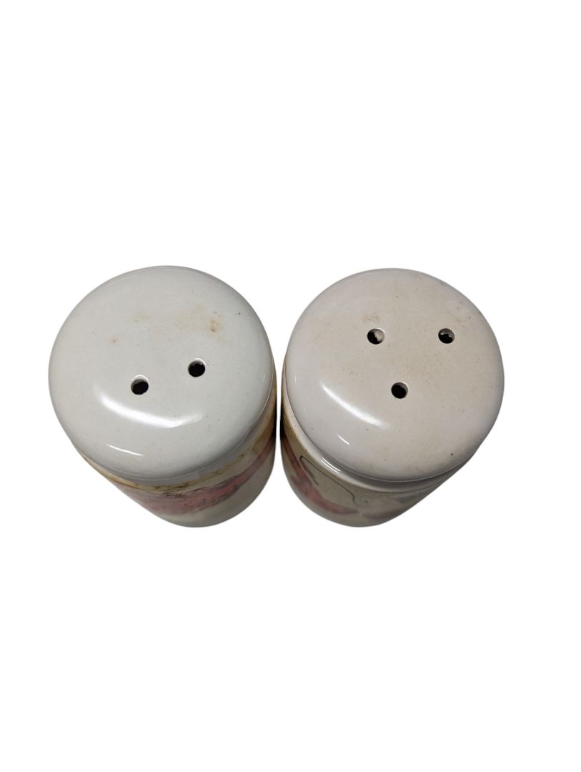 Vintage Lobster & Seafood Motif Salt & Pepper Shakers
