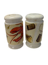 Vintage Lobster & Seafood Motif Salt & Pepper Shakers