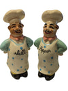 Vintage Chef Salt & Pepper Shakers
